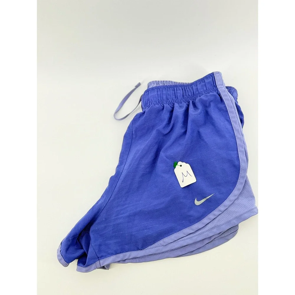 Nike Tempo Running Shorts Kids Medium Purple Polyester Mesh Athletic Gorpcore